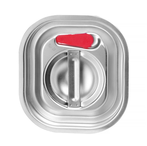 Gastronorm-Deckel mit Silikonrand, HENDI, Kitchen Line, GN 1/6, 156x142mm