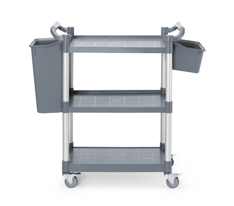 Servierwagen aus Polypropylen mit 3 Fächern, klein