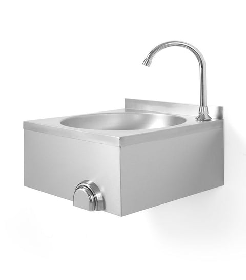 Waschbecken mit Kniebedienung