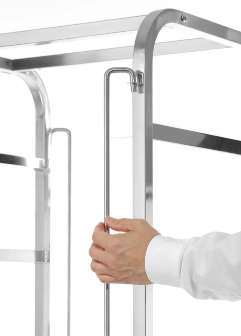 Spiralteigknetmaschine mit fixer Schüssel und 2 Geschwindigkeitsstufen - 48 L, HENDI, 128 kg/h, 48L, 400V/2200W, 480x805x(H)850mm