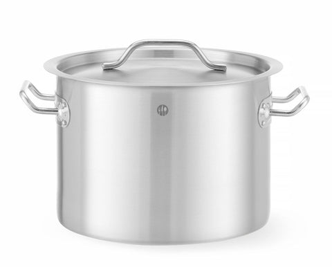 Kochtopf, mittel - mit Deckel, HENDI, Budget Line, 9L, ⌀250x(H)180mm