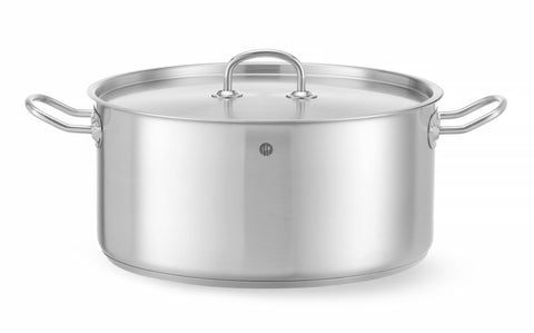 Topf niedrig - mit Deckel, HENDI, Kitchen Line, 11,9L, ⌀320x(H)150mm
