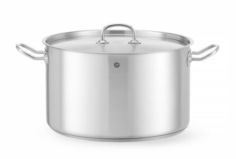 Kochtopf, mittel - mit Deckel, HENDI, Kitchen Line, 15L, ⌀320x(H)190mm