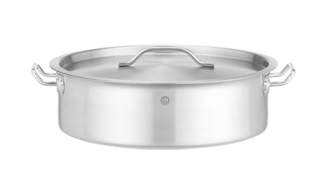 Kochtopf, niedrig - mit Deckel