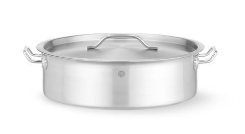 Kochtopf, niedrig - mit Deckel