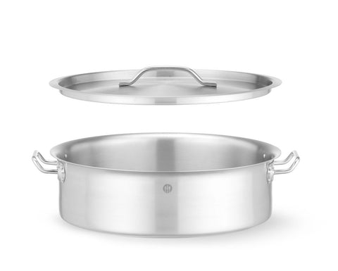 Kochtopf, niedrig - mit Deckel