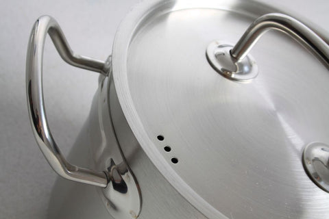 Kochtopf, hoch - mit Deckel, HENDI, Kitchen Line, 2,8L, ⌀160x(H)140mm