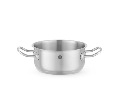 Kochtopf, niedrig - ohne Deckel, HENDI, Kitchen Line, 1,4L, ⌀160x(H)75mm