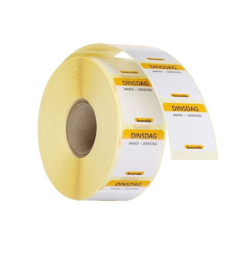 Lebensmittelsicherheit-Aufkleber, mehrfach verwendbar, leicht entfernbar