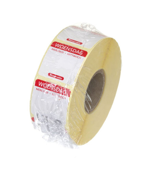 Lebensmittelsicherheit-Aufkleber, mehrfach verwendbar, leicht entfernbar