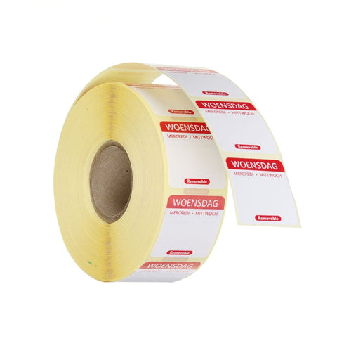 Lebensmittelsicherheit-Aufkleber, mehrfach verwendbar, leicht entfernbar