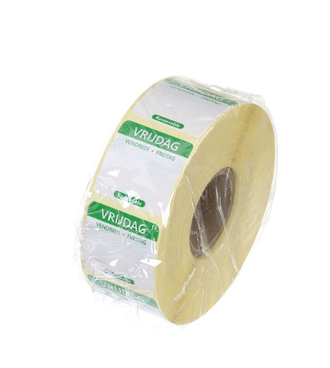 Lebensmittelsicherheit-Aufkleber, mehrfach verwendbar, leicht entfernbar