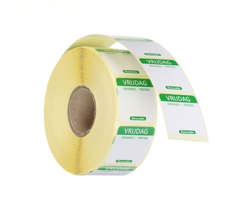 Lebensmittelsicherheit-Aufkleber, mehrfach verwendbar, leicht entfernbar