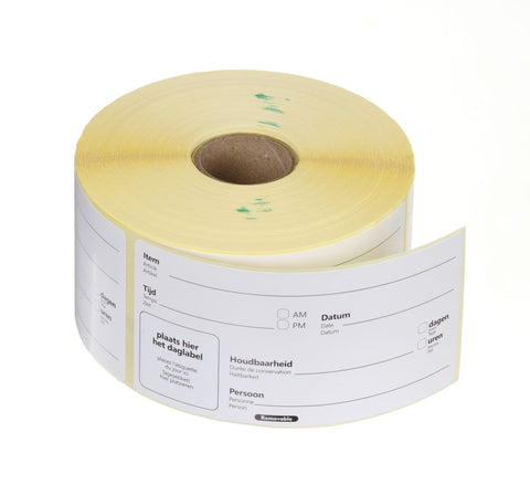 Lebensmittelsicherheit-Aufkleber, mehrfach verwendbar, leicht entfernbar, „VERBRAUCHEN BIS“