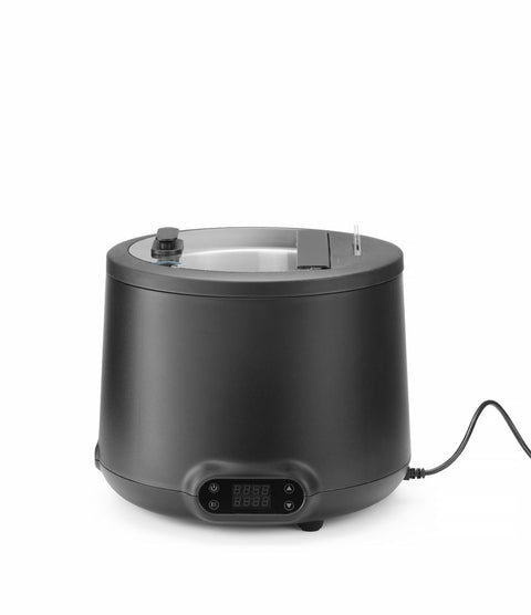 Suppenkessel UNIQ, HENDI, designed by Robert Bronwasser, 8L, Schwarz, 220-240V/500W, ⌀365x(H)325mm