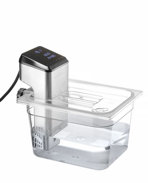 Gastronorm-Deckel mit Sous-Vide-Stab-Aussparung, HENDI, GN 1/2, Transparent, 265x325mm