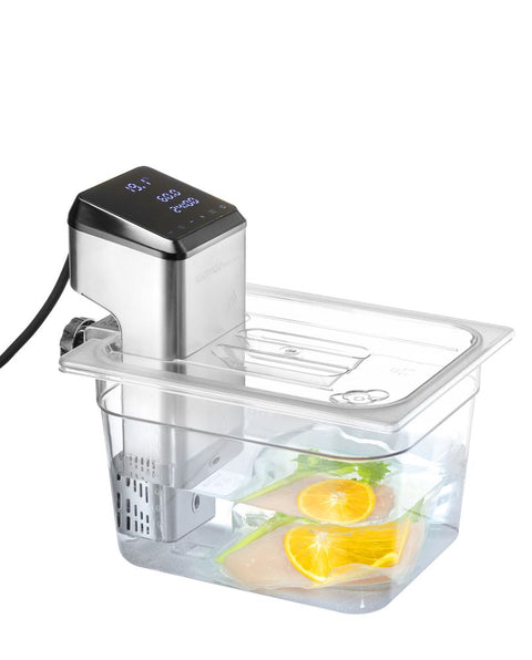 Gastronorm-Deckel mit Sous-Vide-Stab-Aussparung, HENDI, GN 1/2, Transparent, 265x325mm