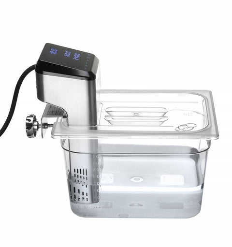 Gastronorm-Deckel mit Sous-Vide-Stab-Aussparung, HENDI, GN 1/2, Transparent, 265x325mm