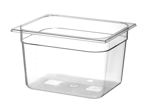 Gastronorm-Behälter 1/2, HENDI, Profi Line, GN 1/2, 12,5L, Transparent, 325x265x(H)200mm