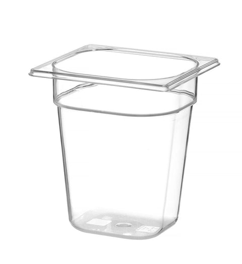 Gastronorm-Behälter 1/6, HENDI, Profi Line, GN 1/6, 3,4L, Transparent, 176x162x(H)200mm