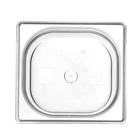 Gastronorm-Behälter 1/6, HENDI, Profi Line, GN 1/6, 1,6L, Transparent, 176x162x(H)100mm