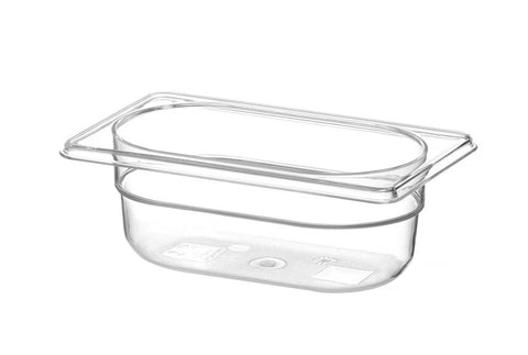 Gastronorm-Behälter 1/9, HENDI, Profi Line, GN 1/9, 0,6L, Transparent, 176x108x(H)65mm