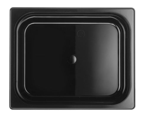 Gastronorm-Behälter 1/2, HENDI, Profi Line, GN 1/2, 9,5L, Schwarz, 325x265x(H)150mm