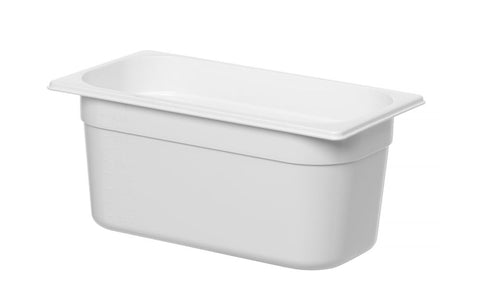 Gastronorm-Behälter 1/3, HENDI, GN 1/3, 5,7L, Weiß, 325x176x(H)150mm
