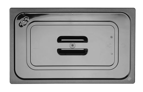 Gastronorm-Deckel, HENDI, GN 1/1, Schwarz, 530x325mm