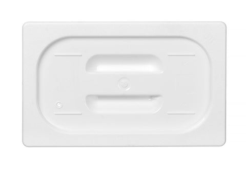 Gastronorm Deckel, HENDI, GN 1/4, Weiß, 265x162mm