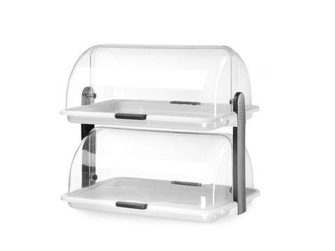 Rolltop-Display - doppelt, HENDI, 465x310x(H)410mm