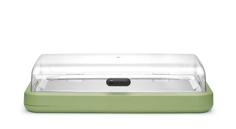Kühldisplay UNIQ, HENDI, designed by Robert Bronwasser, GN 1/1, Grün, 593x389x(H)147mm, Rechteckig
