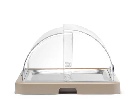 Rolltop Kühldisplay Duo UNIQ, HENDI, designed by Robert Bronwasser, Einzel, Beige, 460x355x(H)220mm, Rechteckig