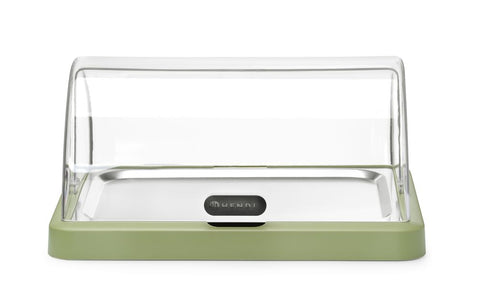 Rolltop Kühldisplay Duo UNIQ, HENDI, designed by Robert Bronwasser, Einzel, Grün, 460x355x(H)220mm, Rechteckig