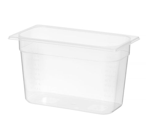 Gastronorm-Behälter 1/3, HENDI, Profi Line, GN 1/3, 7,8L, Transparent, 325x176x(H)200mm