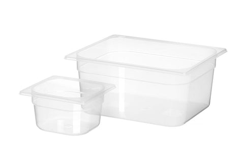 Gastronorm-Behälter 1/6, HENDI, Profi Line, GN 1/6, 1,6L, Transparent, 176x162x(H)100mm