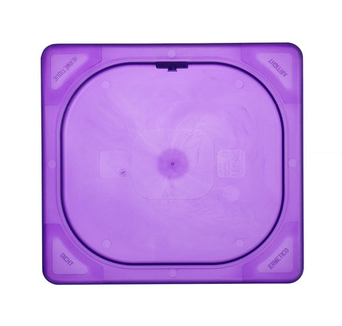 Gastronorm-Deckel violett, HENDI, GN 1/6, Violett, 176x162mm